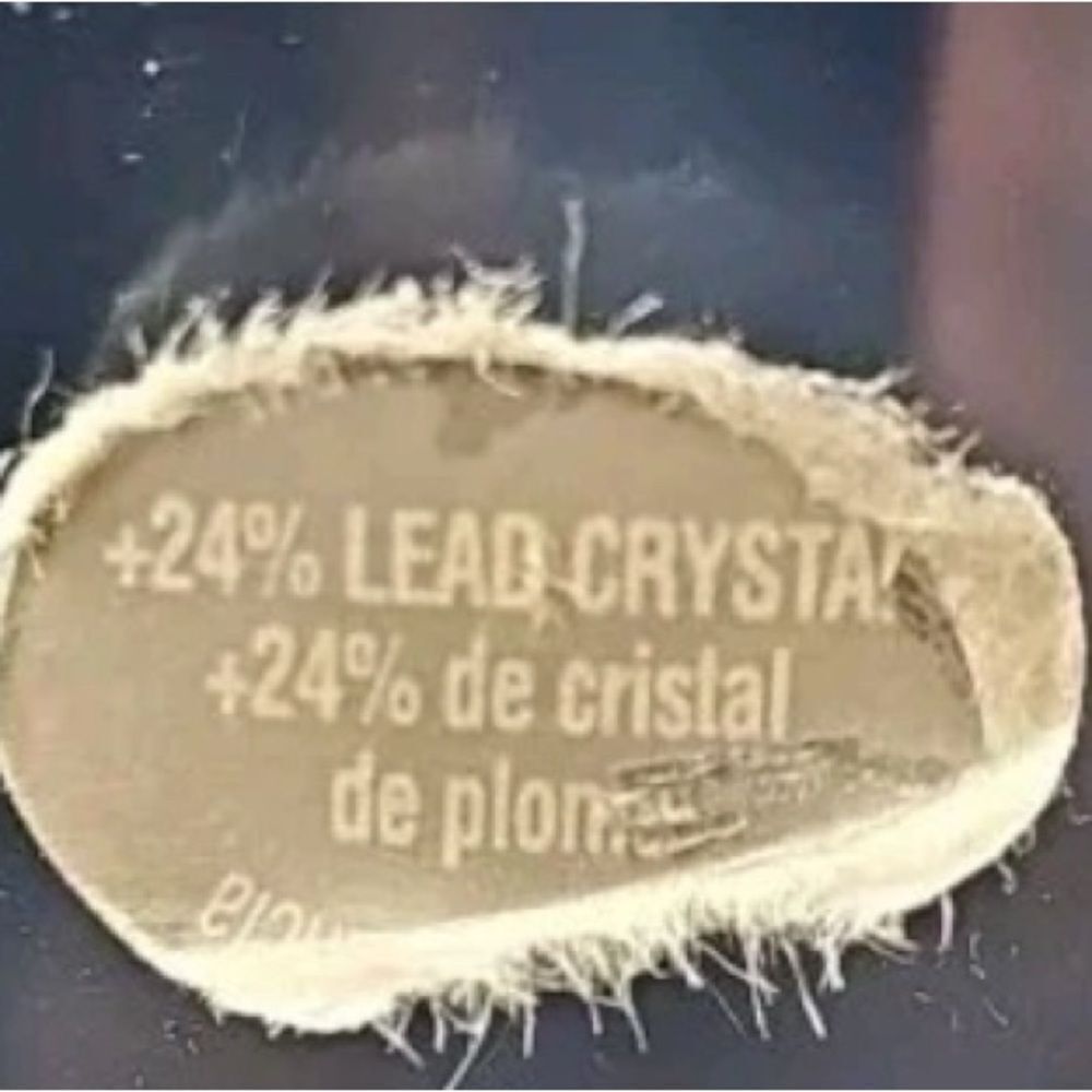 Florence Cristal D Arques Durand 24% Lead Frosted Champagne Wine Bucket Bar - Picture 11 of 16